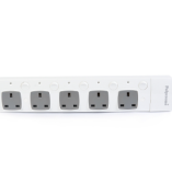 Polycrome 13A -5 Way White 1.5M Switched Extension
