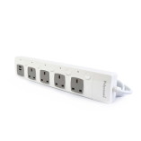 Polycrome 13A -5 Way White 1.5M Switched Extension_1